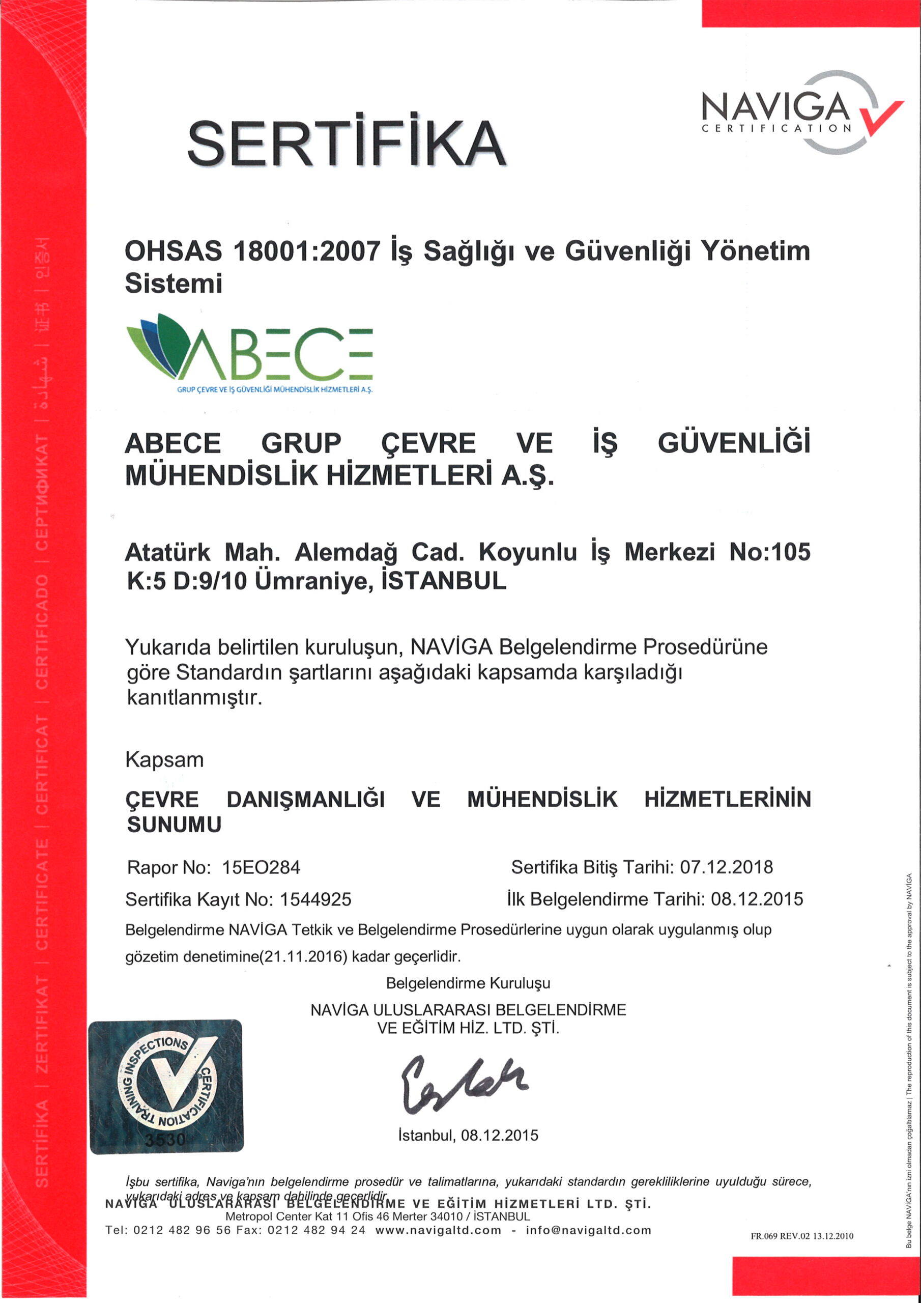 Atık Yağ Beyan Formu