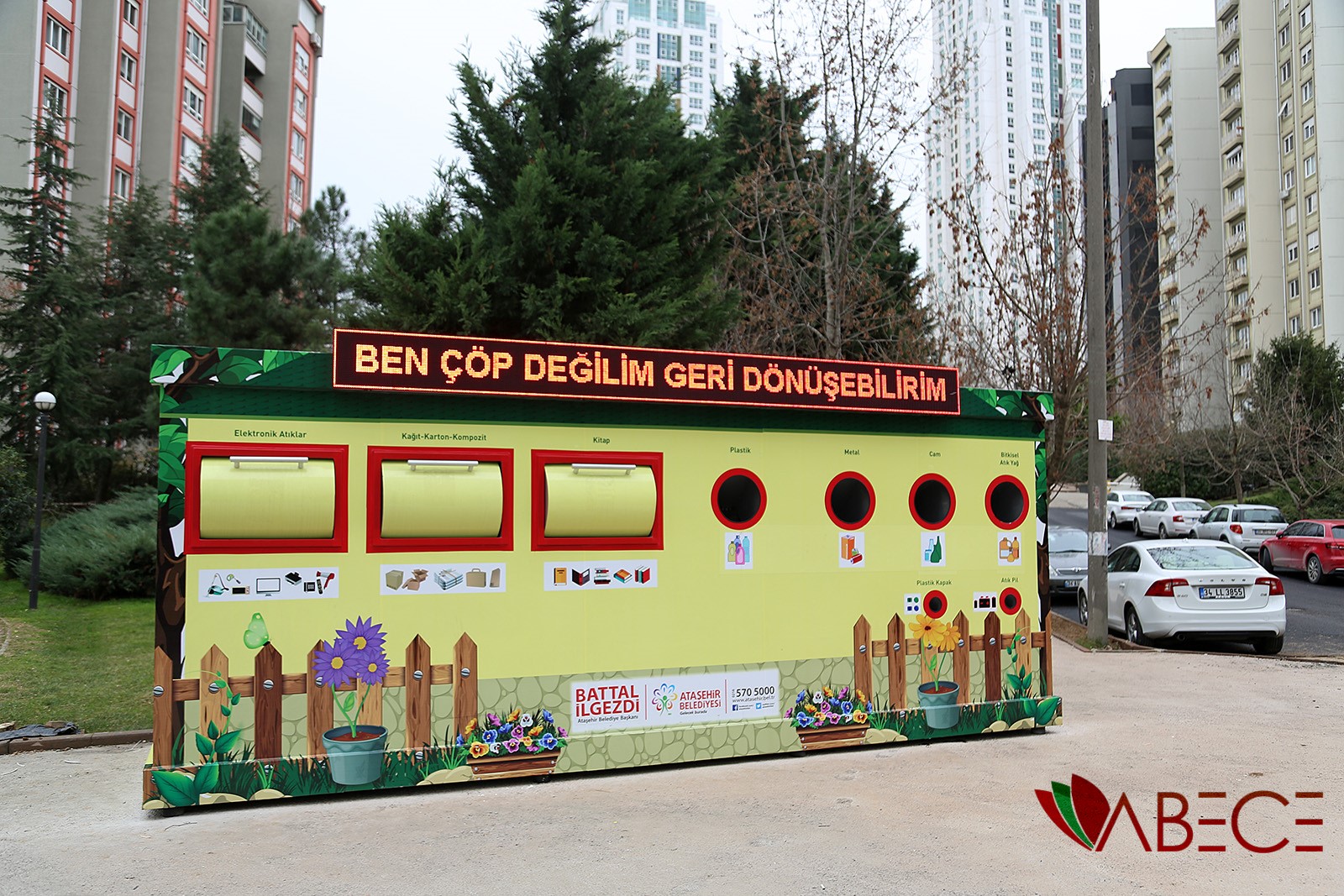 BİR YILDA 9 TON KAPAK, 10 TON ATIK PİL TOPLANDI